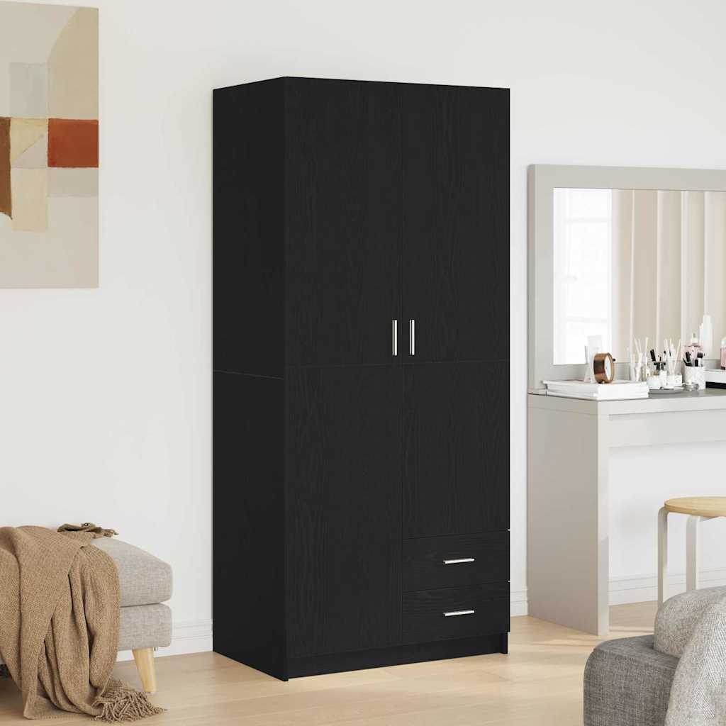 Kleiderschrank Weiß 80x52x180 cm Holzwerkstoff