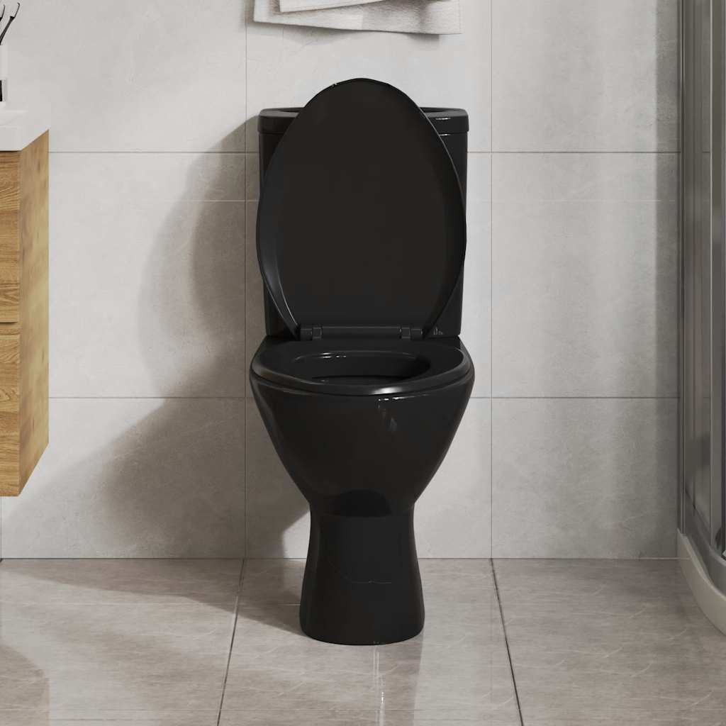 Toilettensitz mit Absenkautomatik und Quick-Release-Design Weiß
