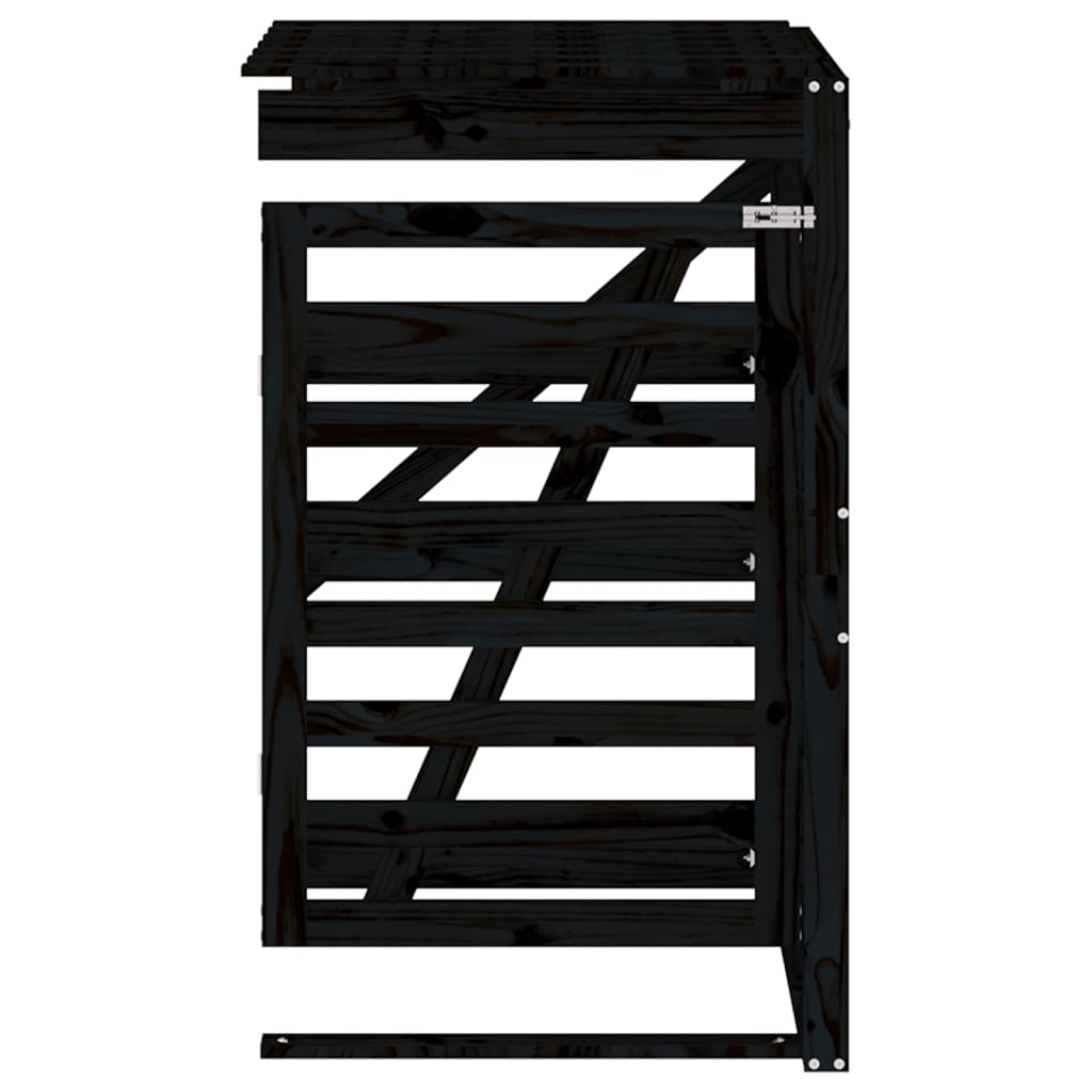 Mülltonnenbox 84x90x128,5 cm Massivholz Kiefer