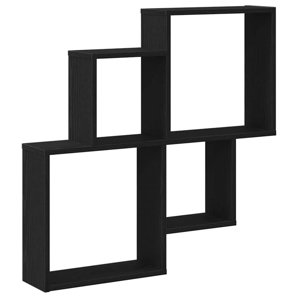 Würfelregal Weiß 80x15x78,5 cm Holzwerkstoff