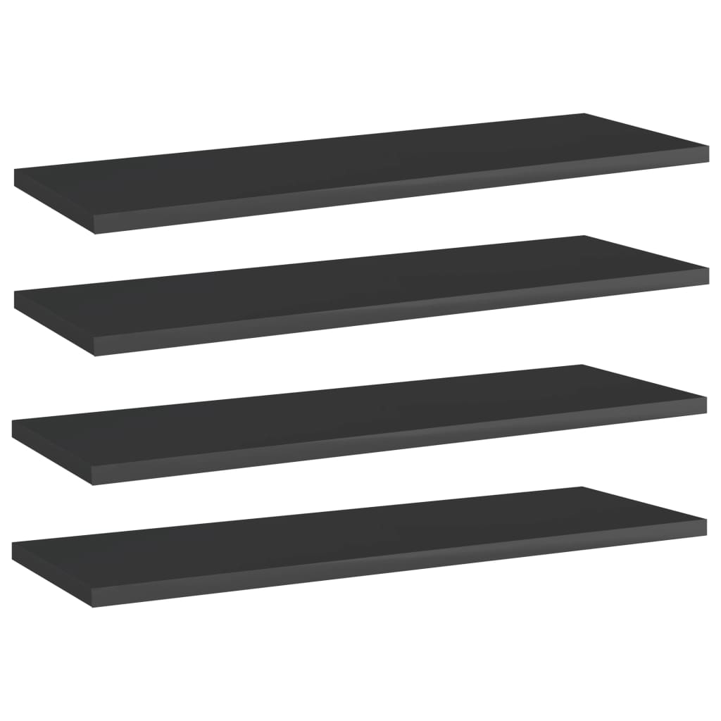 Bücherregal-Bretter 4 Stk. Weiß 40x10x1,5 cm Holzwerkstoff