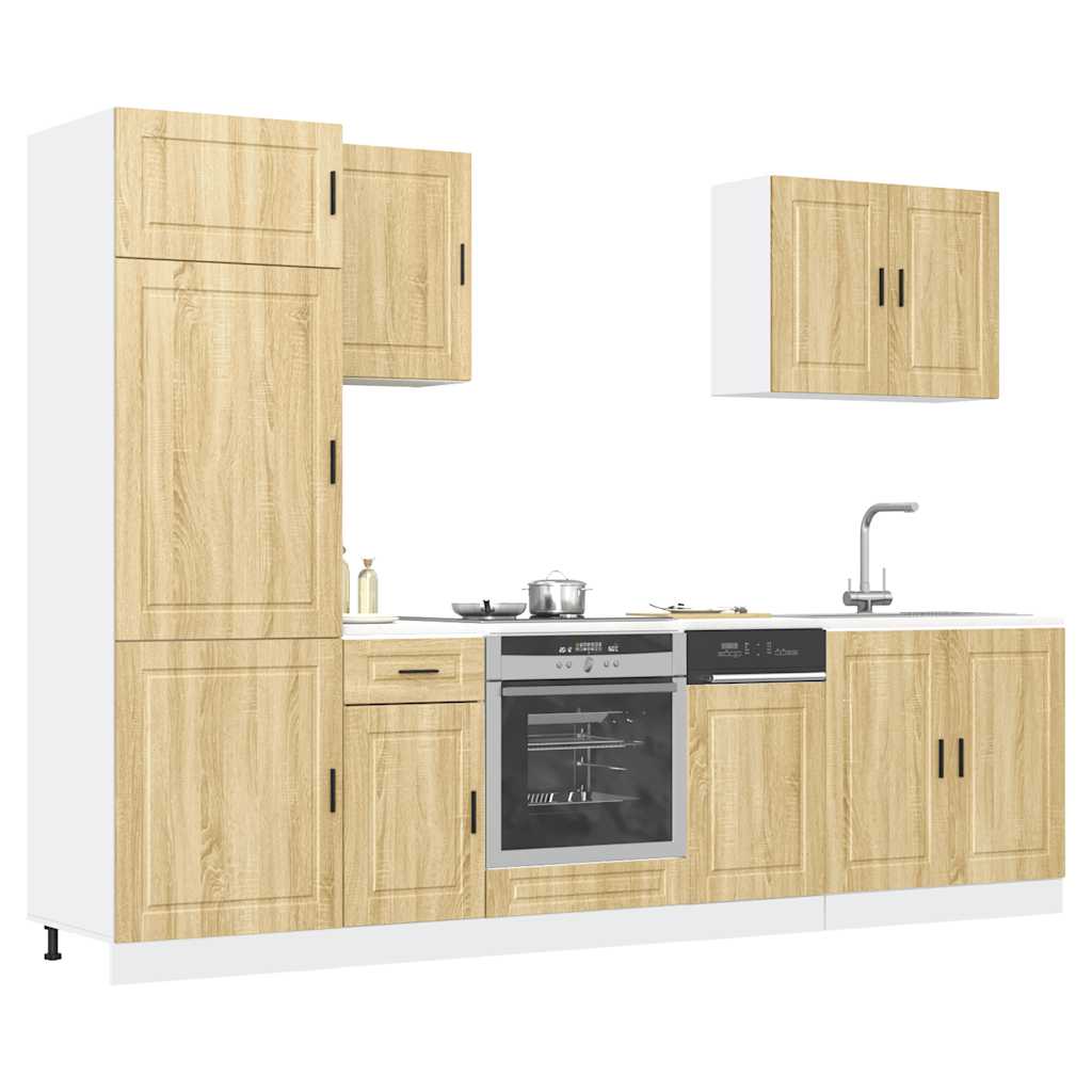 7-tlg. Küchenschrank-Set Porto Weiß Holzwerkstoff