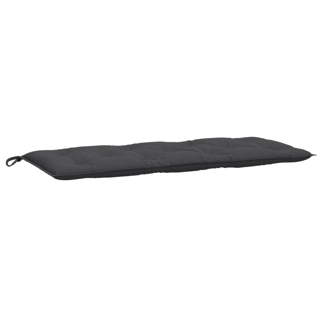 Gartenbank-Auflage Melange Anthrazit 100x50x7 cm Stoff