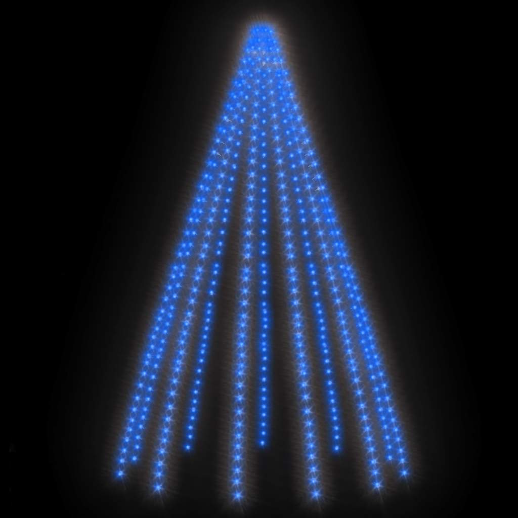Weihnachtsbaum-Lichternetz mit 180 LEDs Kaltweiß 180 cm