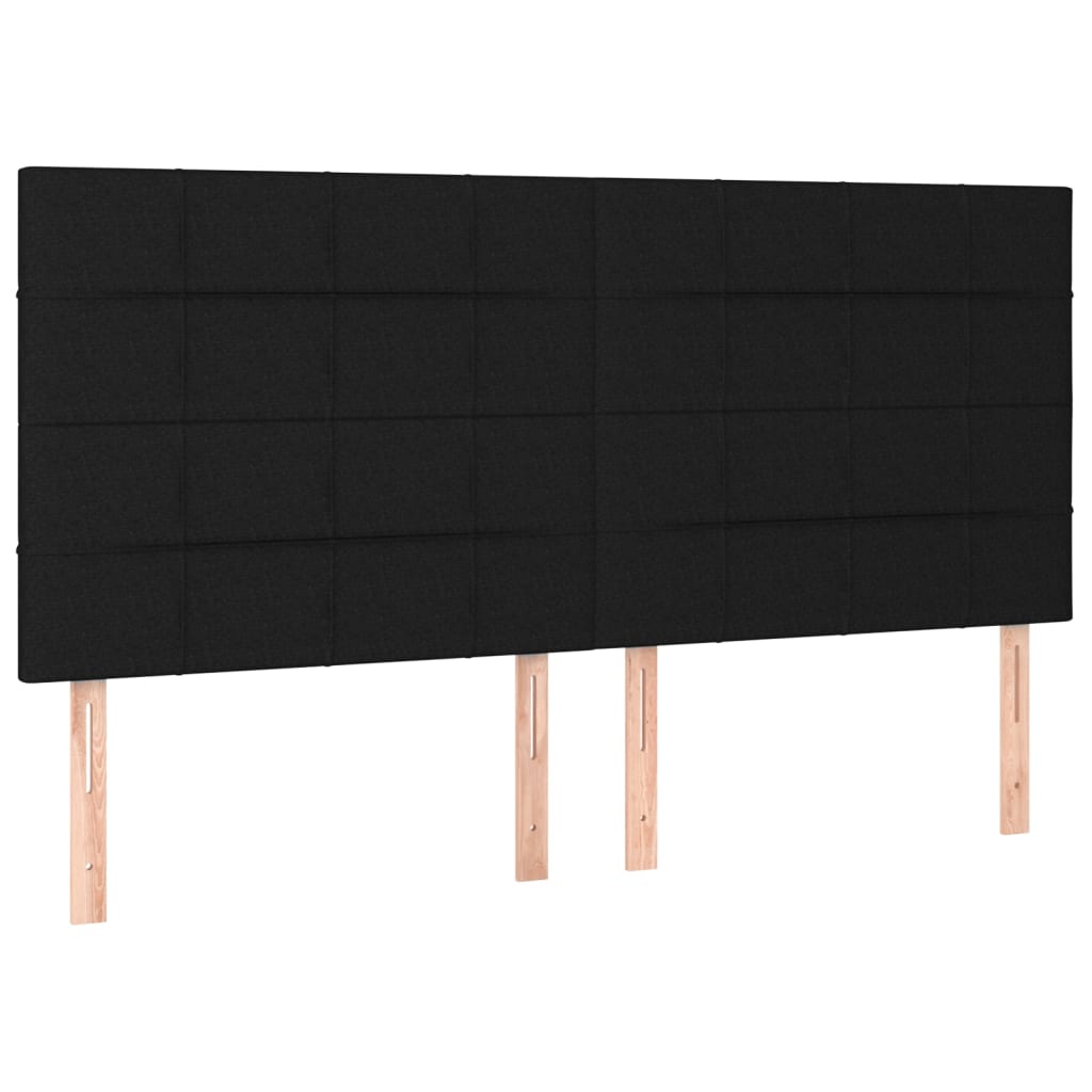 Kopfteil Hellgrau 80x5x118/128 cm Stoff