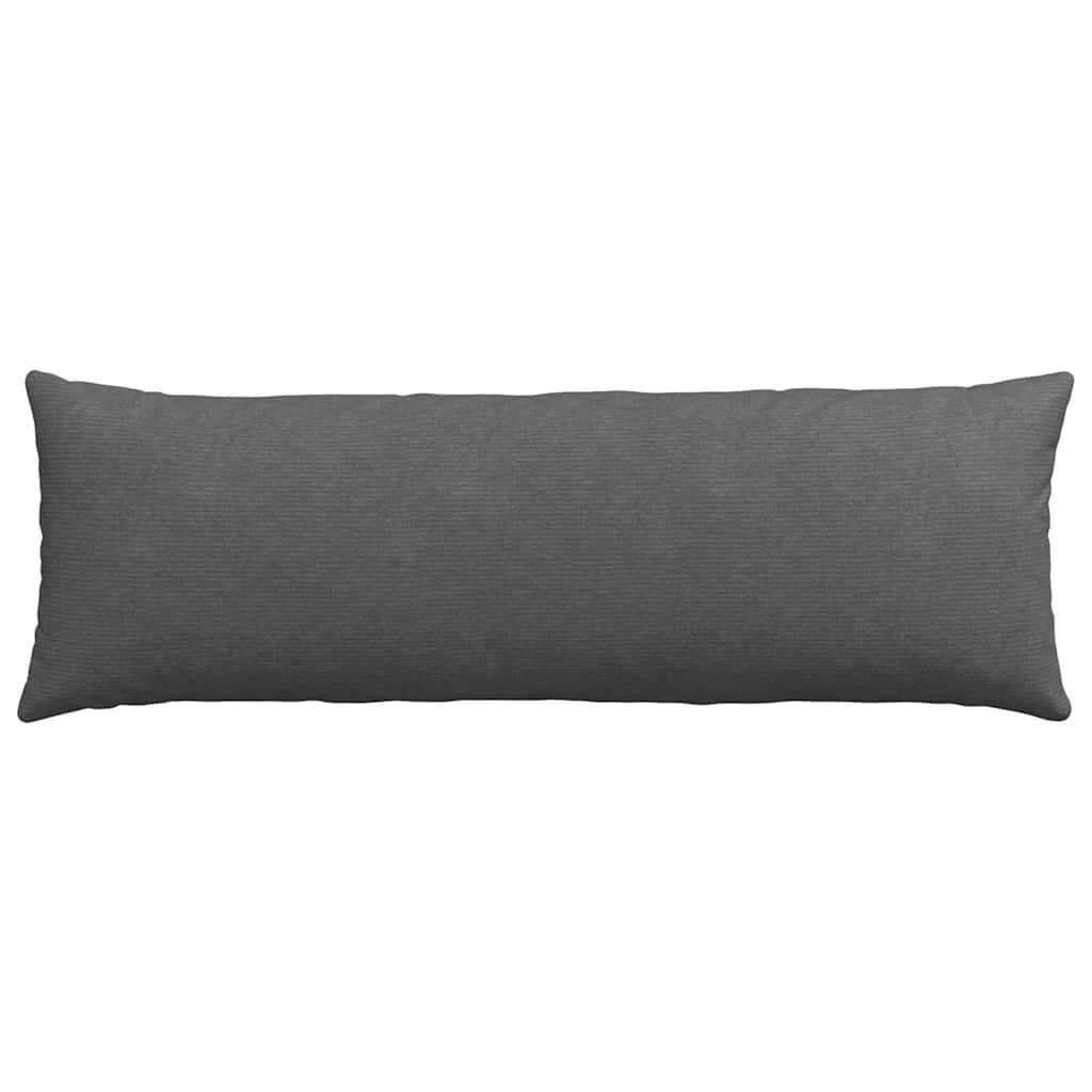 Sofakissen 2 Stück Hellgrau 50 x 30 cm Cordstoff