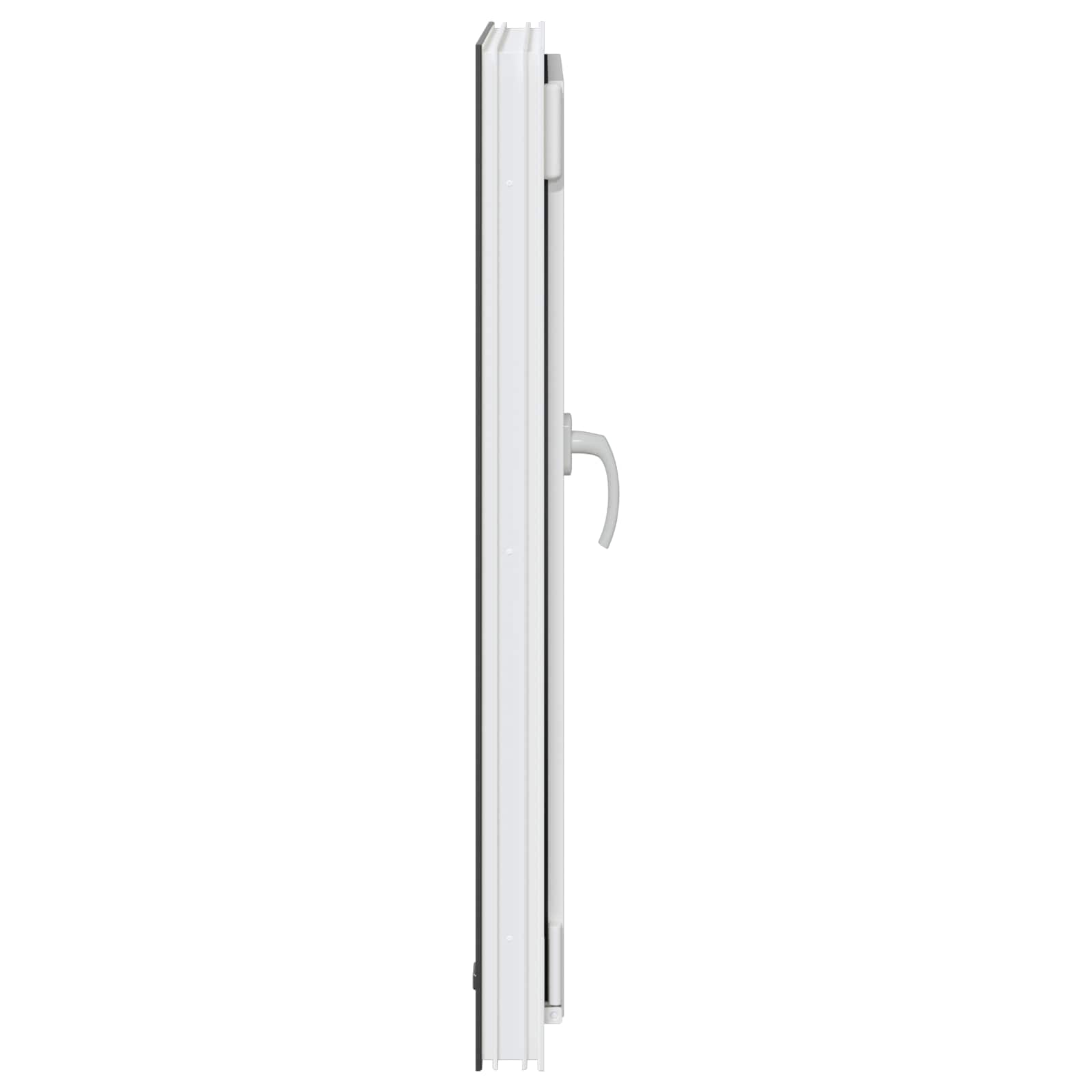 Kellerfenster RISOR 50 x 50 cm PVC und Glas Weiß