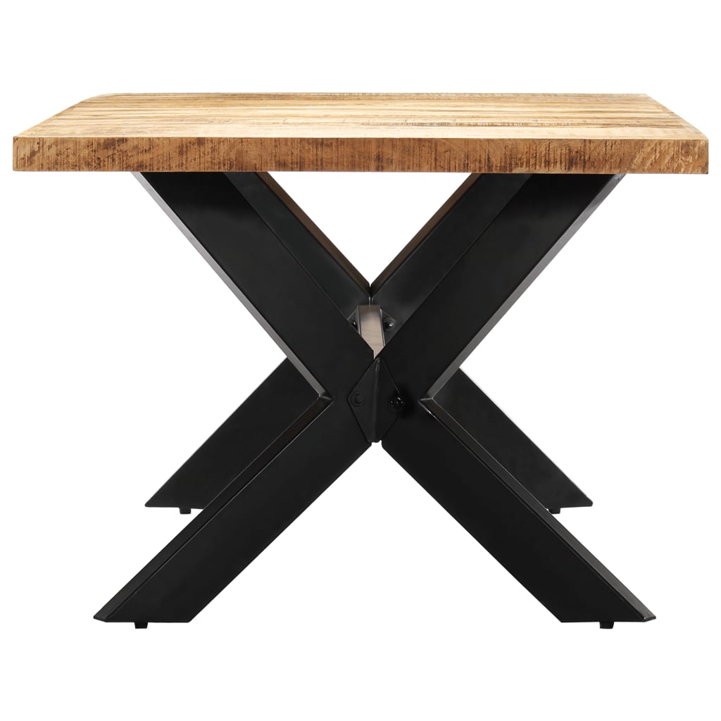 Esstisch Massivholz Mango und Stahlgestell 180 cm