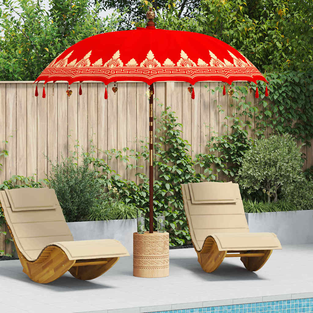 Balinesischer Sonnenschirm Creme 185 x 185 x 260 cm