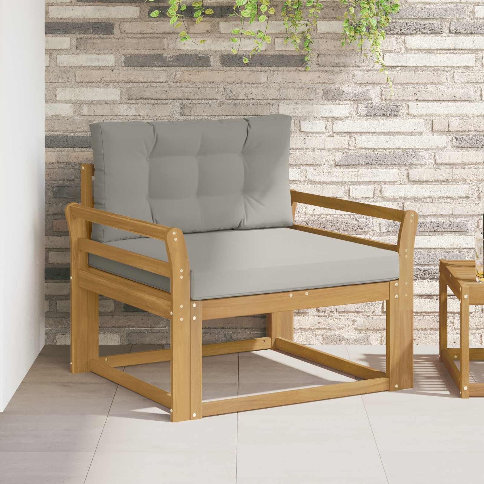 Outdoor Mittelsofa Natur