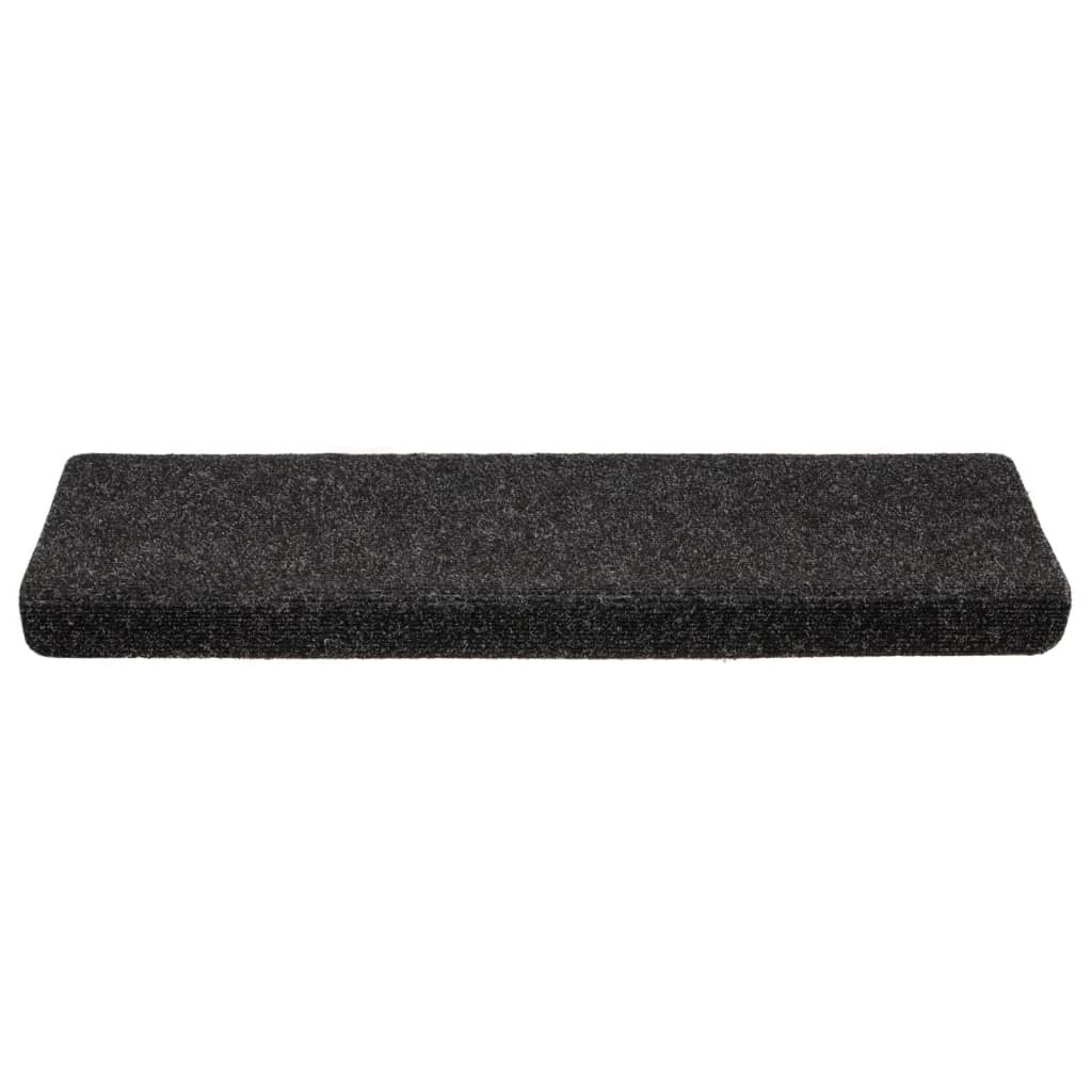 Stufenmatten Selbstklebend 15 Stk. 65x21x4 cm Hellbraun Rechteckiger Rand