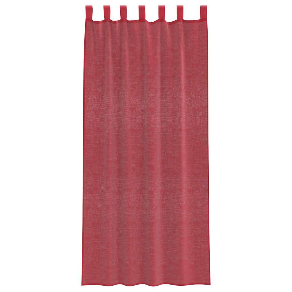 Voile Vorhänge mit Ösen 2 Stk. Apfelgrün 140x140 cm