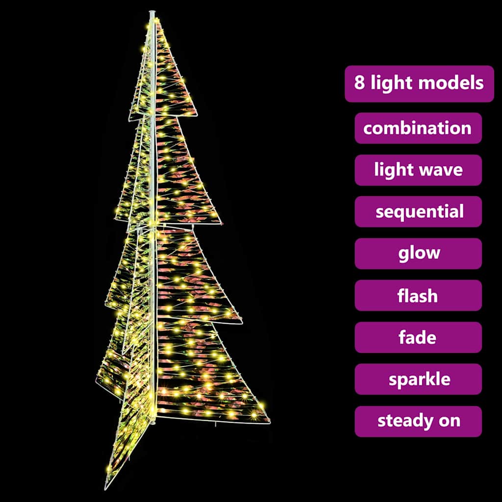 Weihnachtsbaum mit 100 LEDs Warmes Weiß 120 cm PET