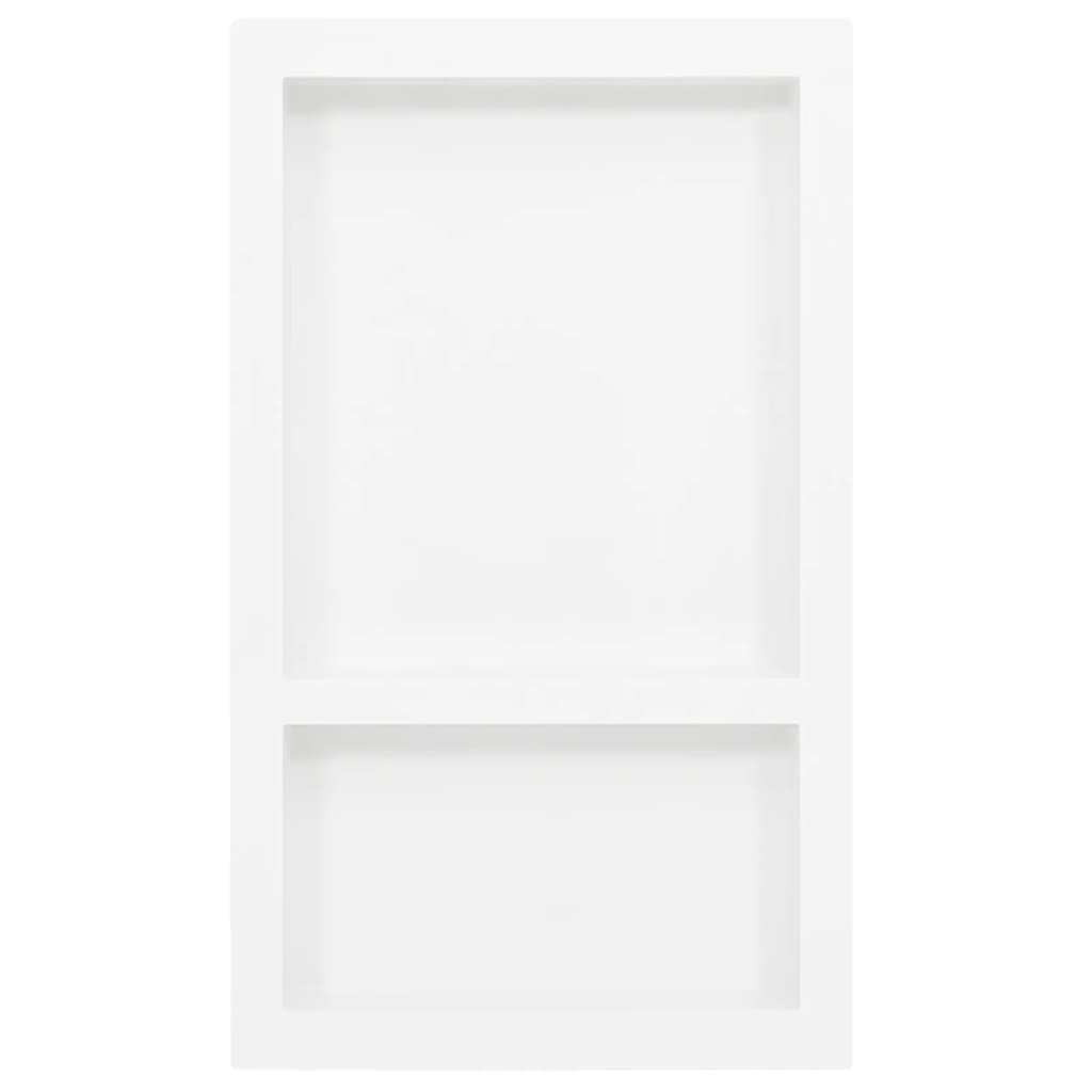 Duschnische Mattgrau 41x36x10 cm