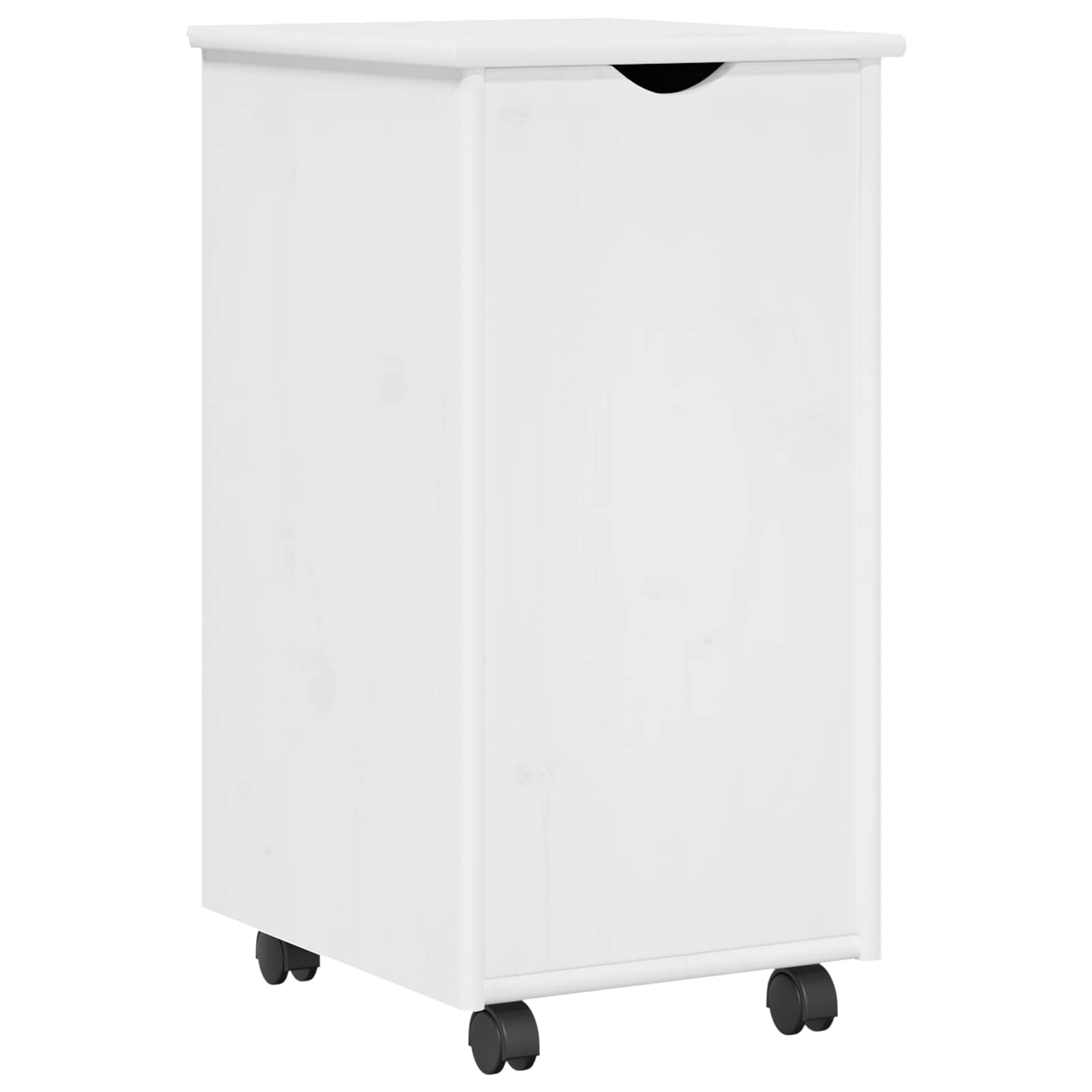 Rollschrank Honigbraun 34 x 39 x 65,5 cm Massivholz Kiefer