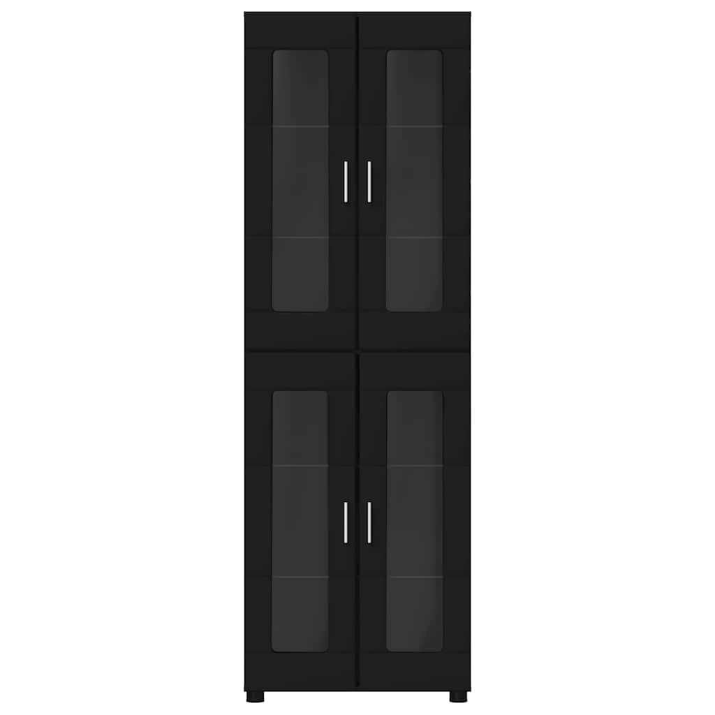 Highboard mit Regal FLORIN Weiß 60 x 35 x 182 cm Holzwerkstoff