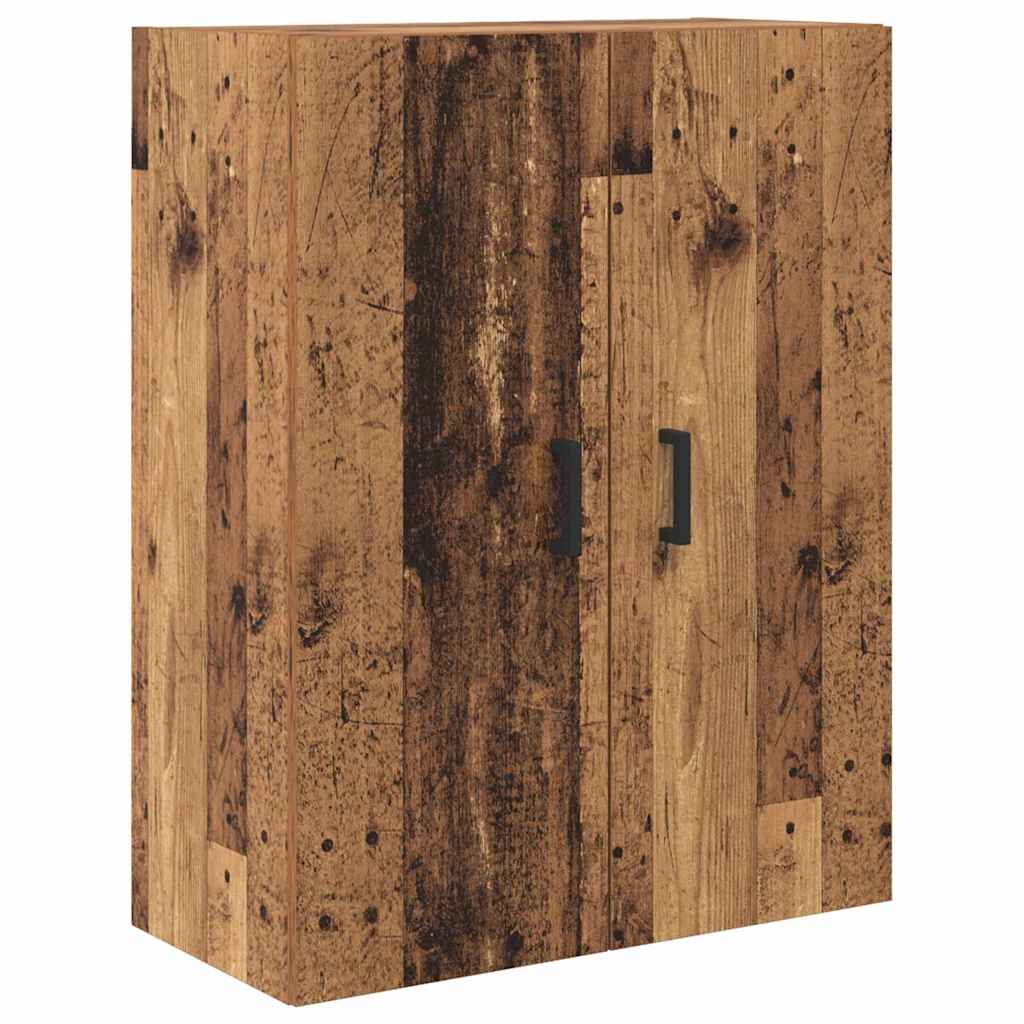 Highboard Betongrau 69,5x34x180 cm Holzwerkstoff