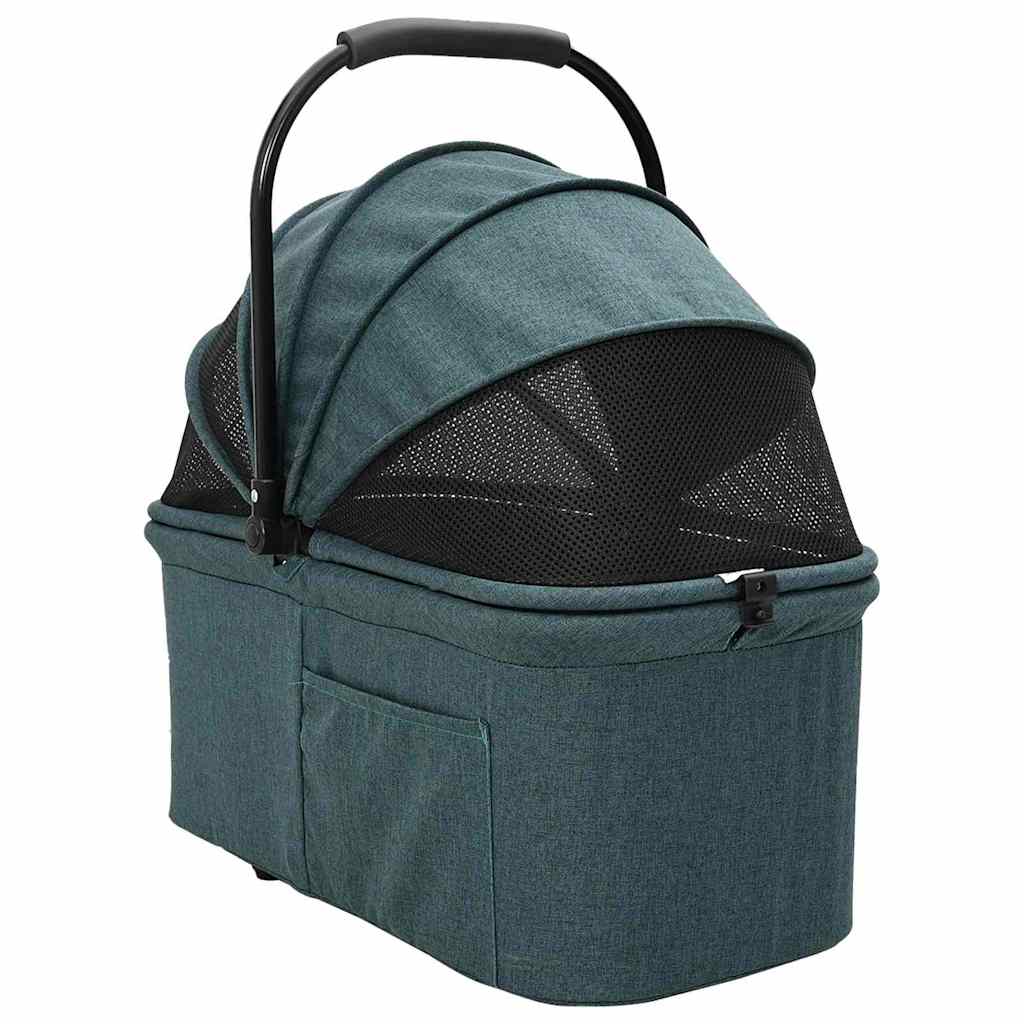 Faltbarer Haustierwagen Rosa 81 x 47 x 99 cm Polyester