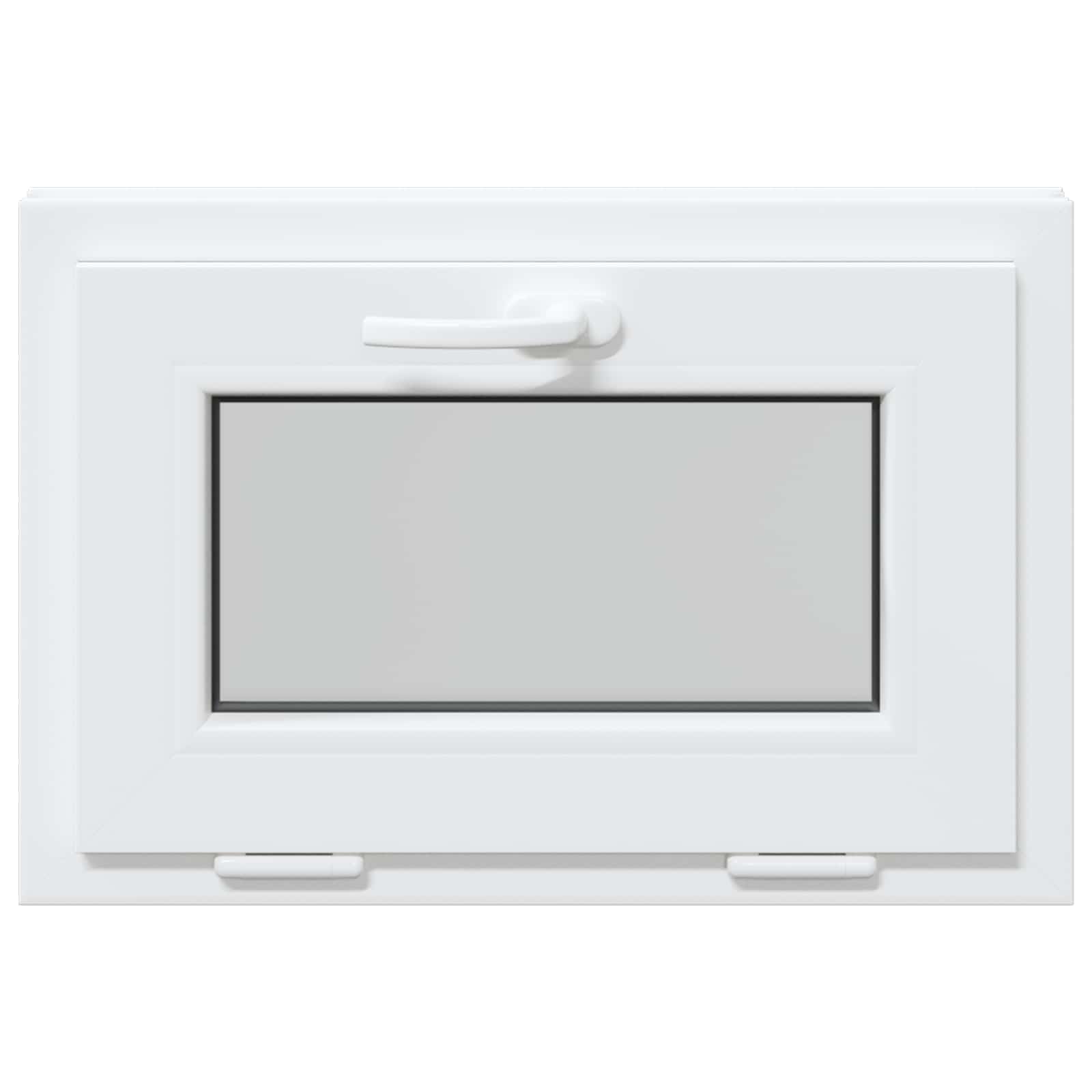Kellerfenster RISOR 60 x 40 cm PVC und Glas Weiß