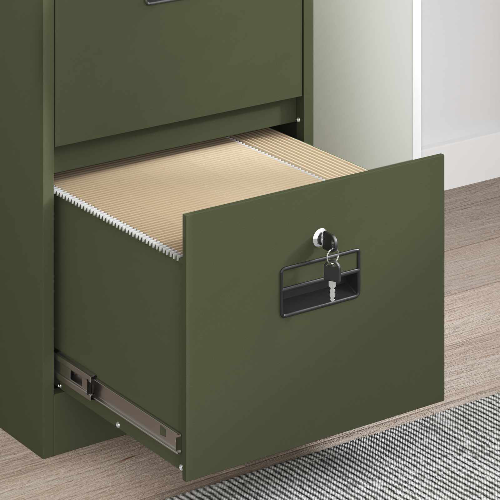 Aktenschrank 2 pcs Schwarz 44 x 50 x 139 cm Kaltgewalzter Stahl