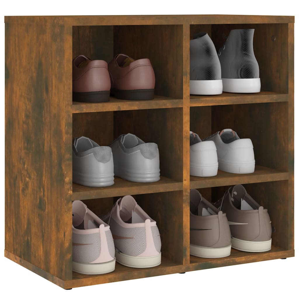 Schuhregale 2 Stk. Weiß 52,5x30x50 cm