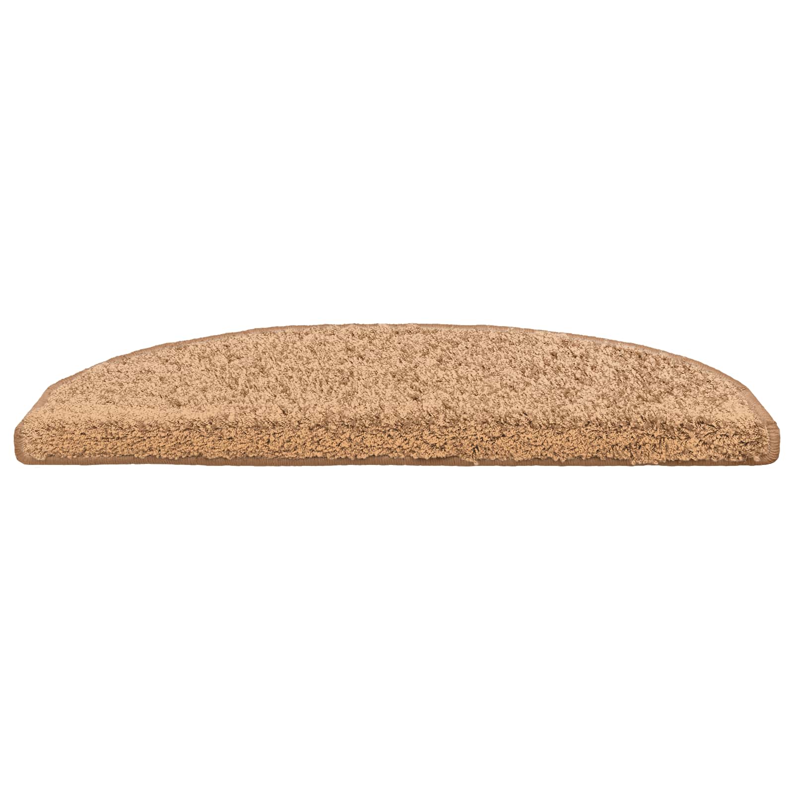 Stufenmatten 15 Stk. 56x17x3 cm Grau Halbrund