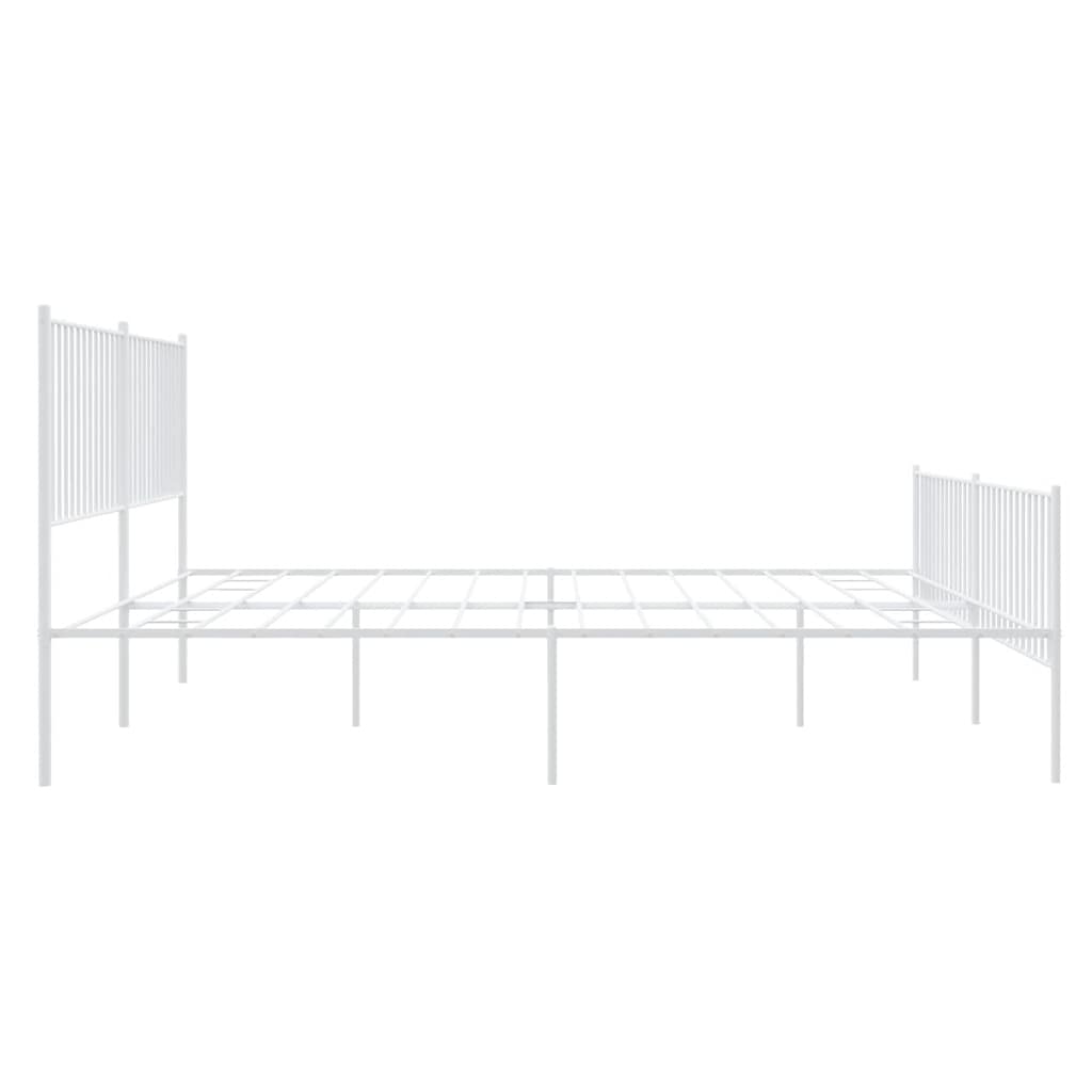 Bettgestell Metall Schwarz 75x190 cm