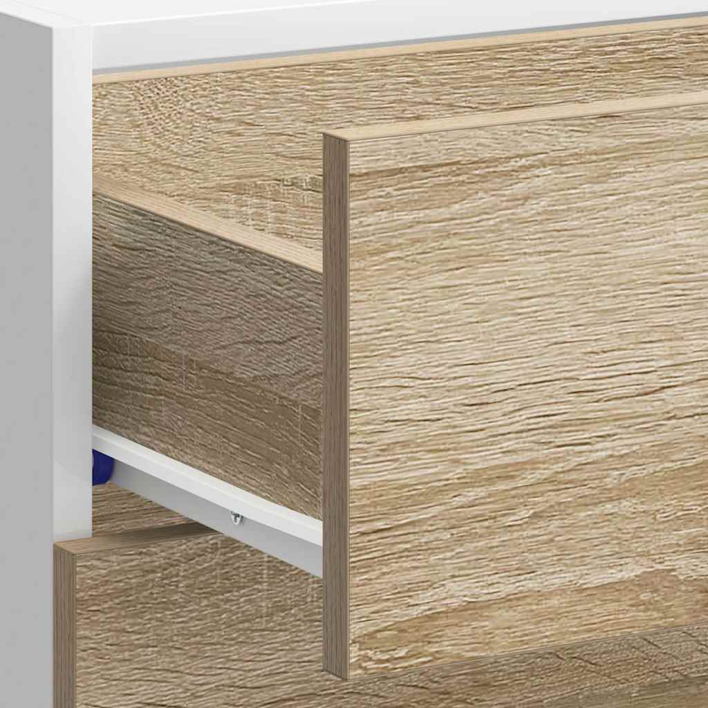 Unterschrank Lyon Weiß 60x46x81,5 cm Holzwerkstoff