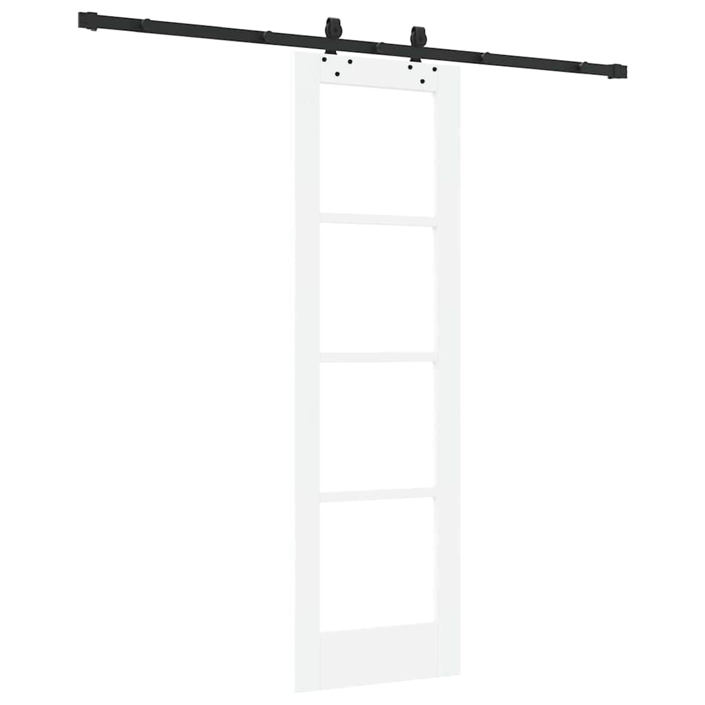 Schiebetür ORKDAL Natürlich und Schwarz 61 x 198,5 cm