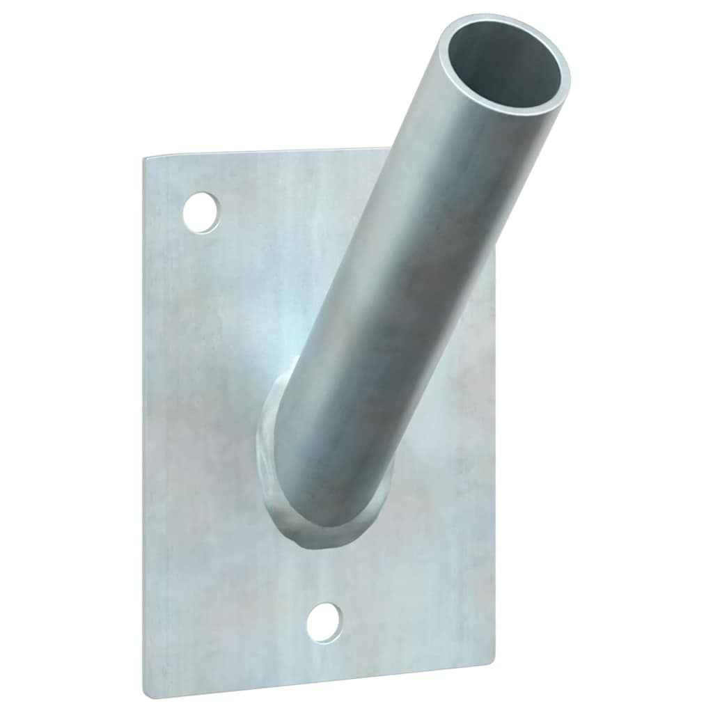 Fahnen Pole Holde Schwarz 10,5 x 7,5 x 0,25 cm Stahl