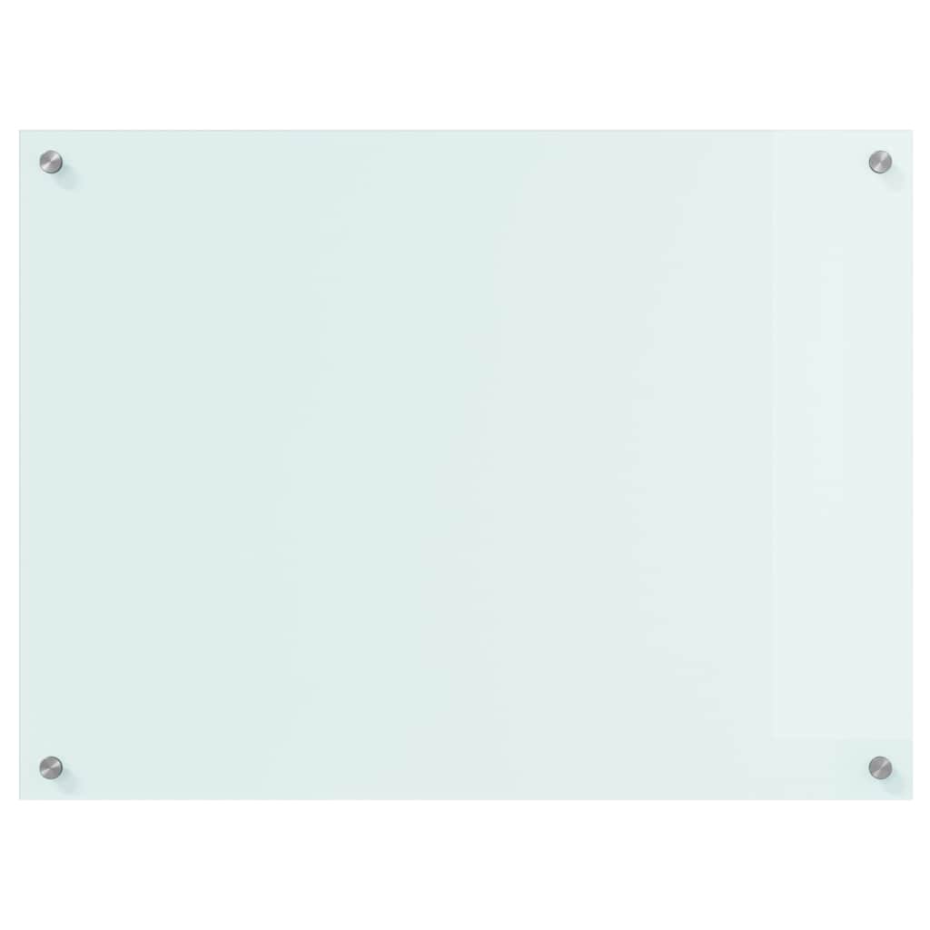 Küchenrückwand 2 pcs Weiß 70 x 40 cm Gehärtetes Glas