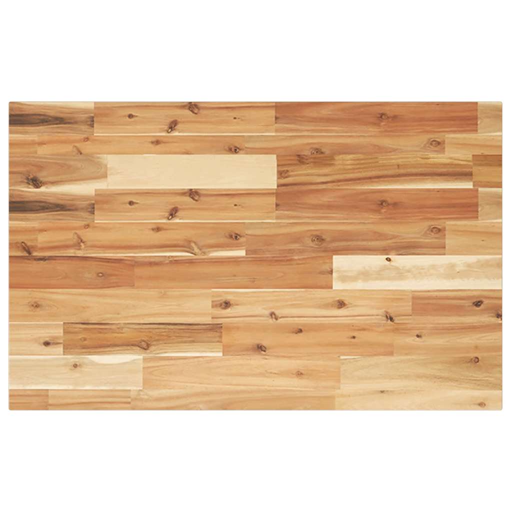 Schreibtischplatte Unbehandelt 60x50x2 cm Massivholz Akazie