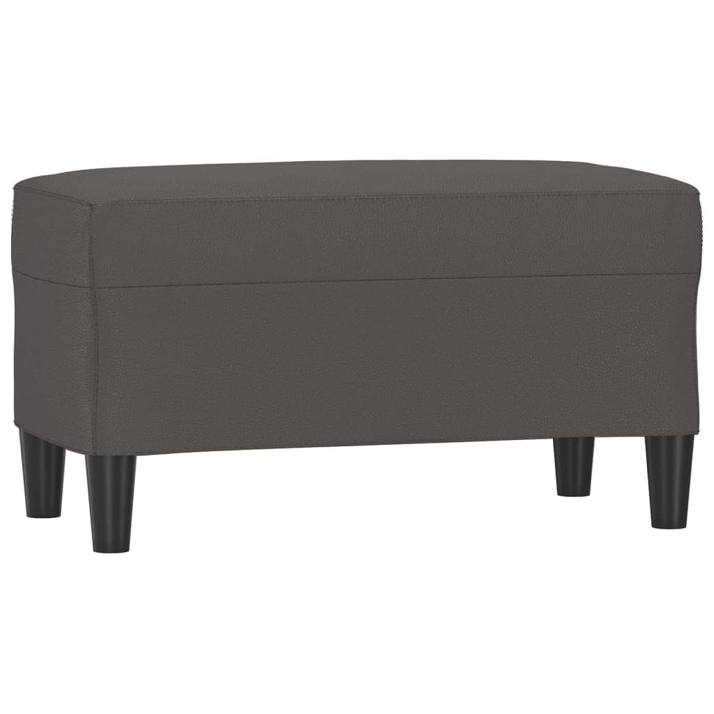 Sitzbank Schwarz 70x35x41 cm Kunstleder