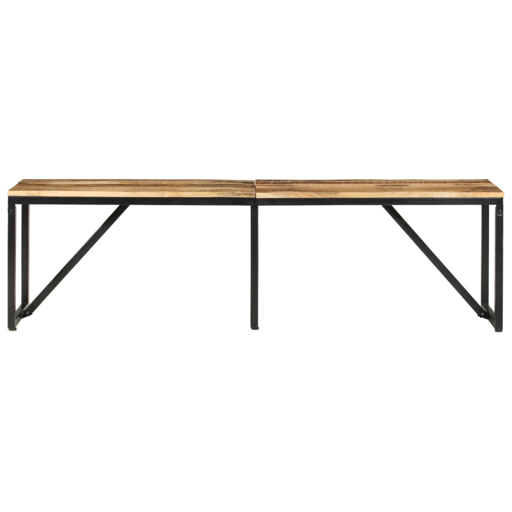 Sitzbank Massivholz 110x35x45 cm