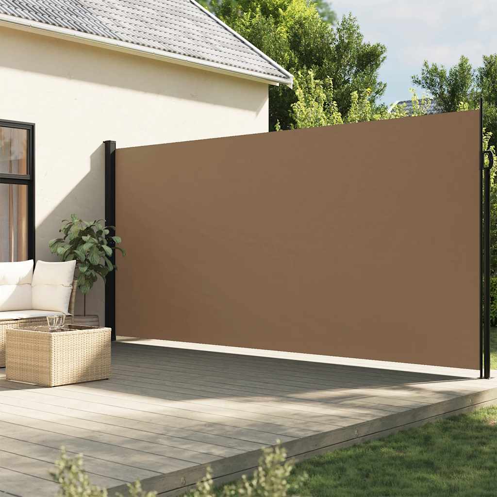 Seitenmarkise Ausziehbar Schwarz 100x300 cm