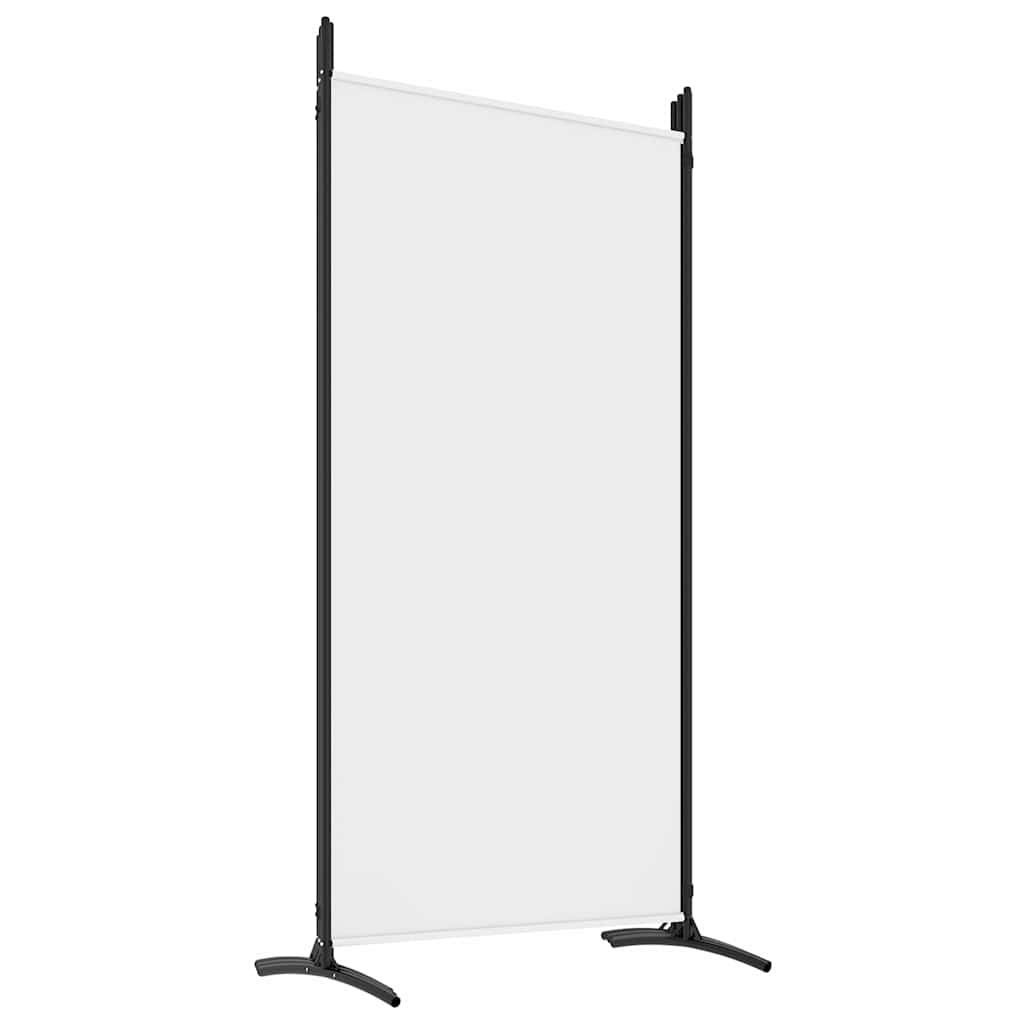 3-tlg. Raumteiler Weiß 260x180 cm Stoff