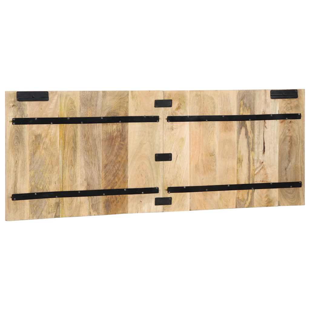 Kopfteil Mehrfarbig 160 cm Massivholz Altholz