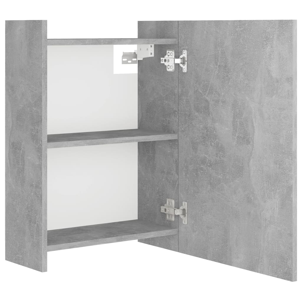 Bad-Spiegelschrank Weiß 62,5x20,5x64 cm Holzwerkstoff