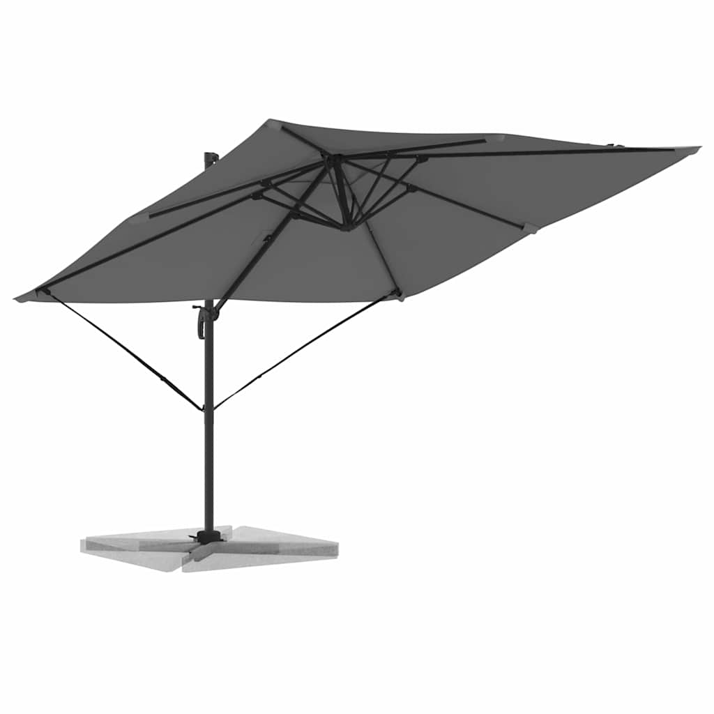 Roma Parasol Beige 286 x 284 x 265 cm Aluminium und Polyester