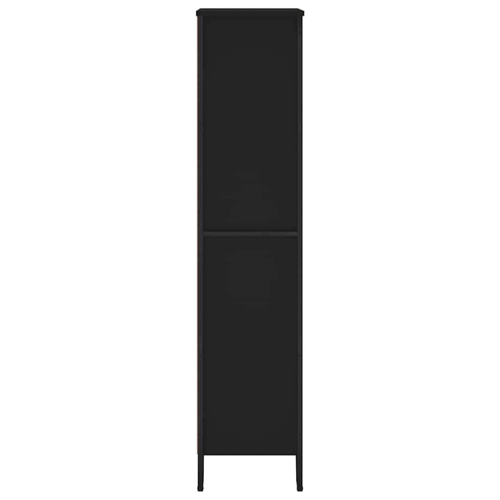 Bücherregal Schwarz 80x31x169 cm Holzwerkstoff