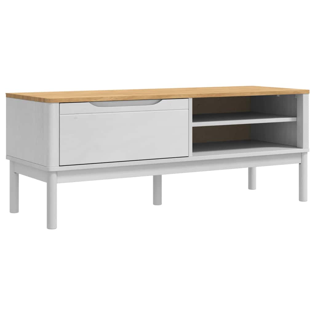 Flurbank FLORO Wachsbraun 115 x 40 x 45 cm Massivholz Kiefer