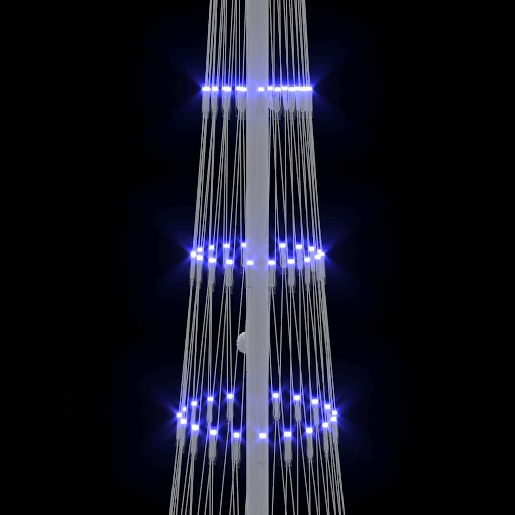 LED-Weihnachtsbaum Warmes Weiß 51 x 51 x 190 cm Metall
