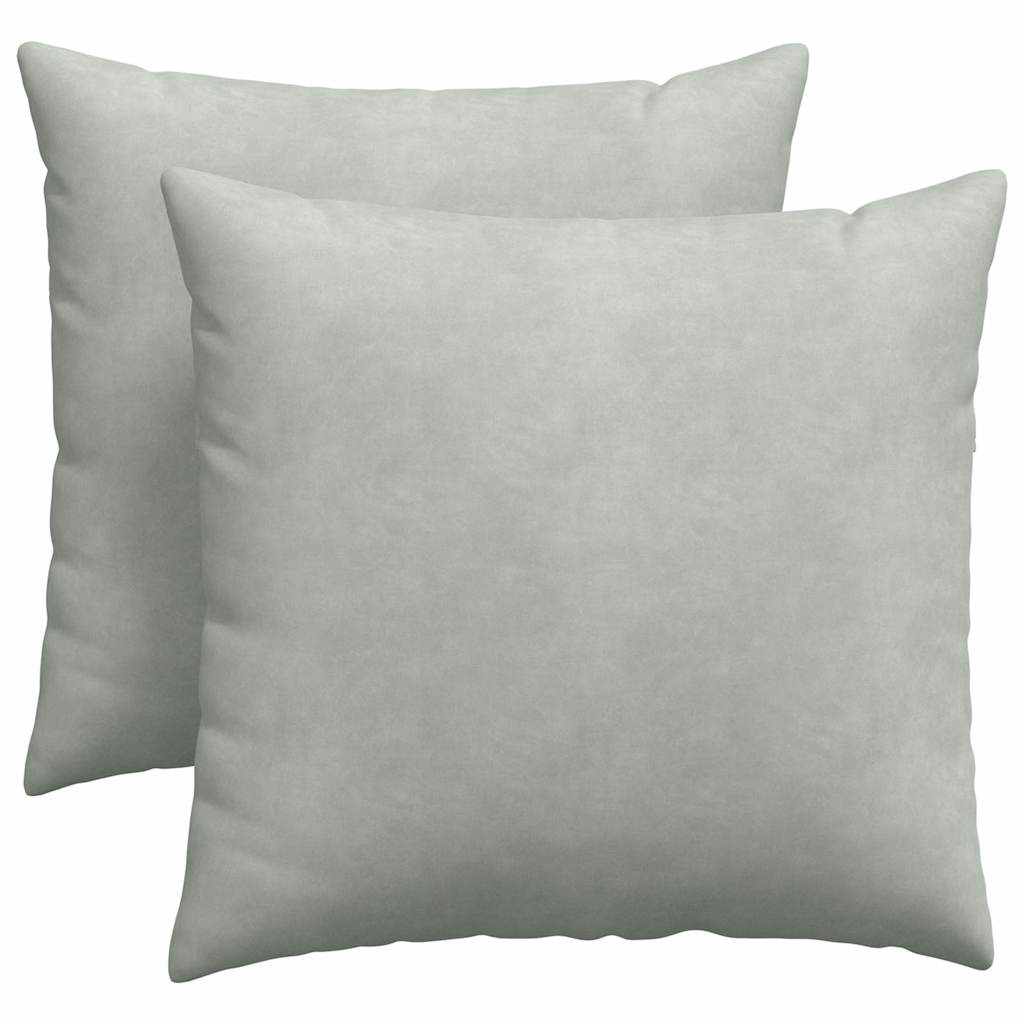 Sofakissen 2 Stück Blau 50 x 30 cm Cordstoff
