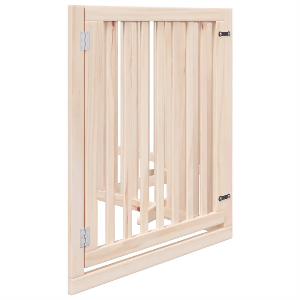 Hundegitter Faltbar 3 Paneele 150 cm Pappelholz