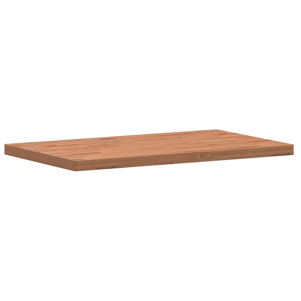 Waschtischplatte 80x40x1,5 cm Massivholz Buche