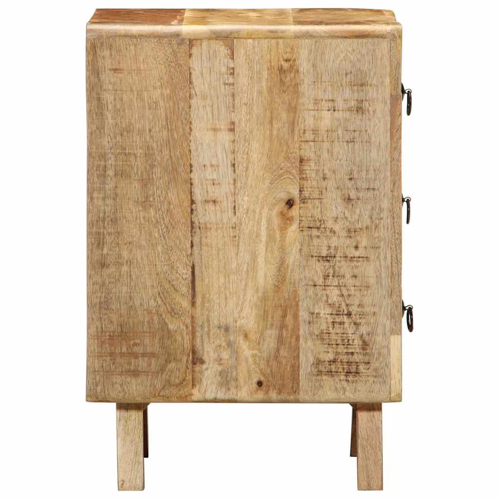 Nachttisch 37x32x50 cm Altholz Massivholz