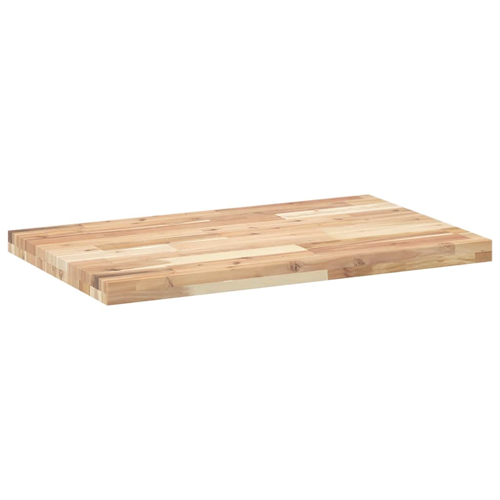 Schreibtischplatte Unbehandelt 60x50x2 cm Massivholz Akazie