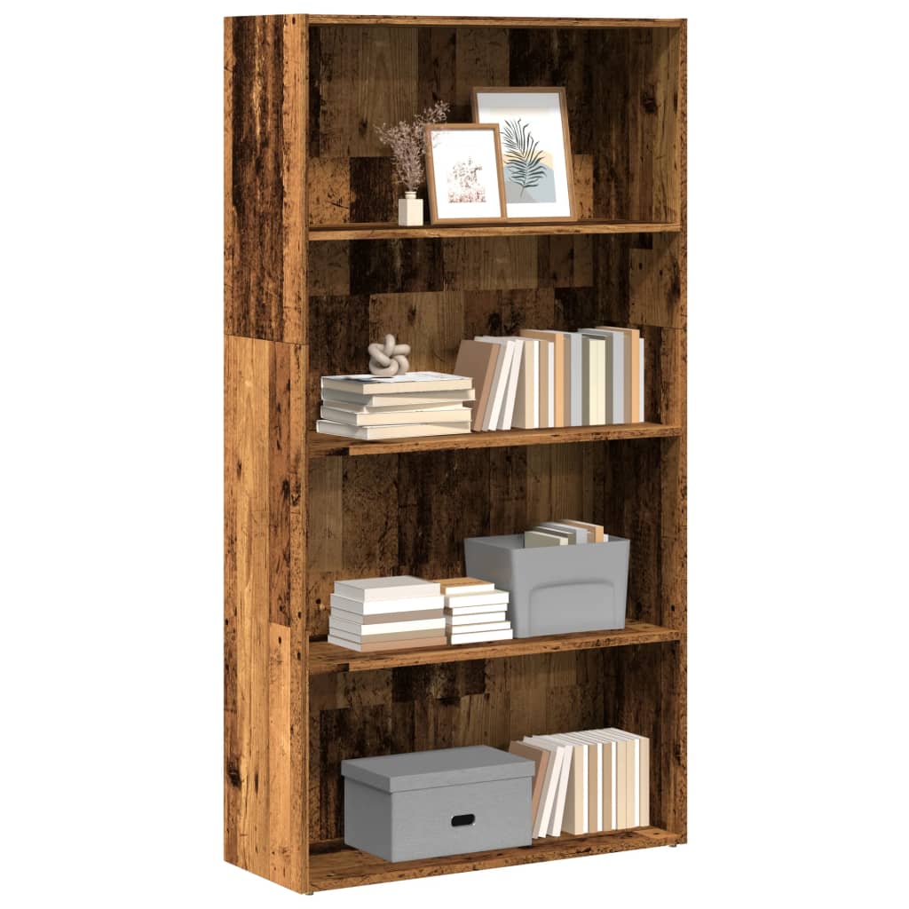 Bücherregal Weiß 80x30x189 cm Holzwerkstoff