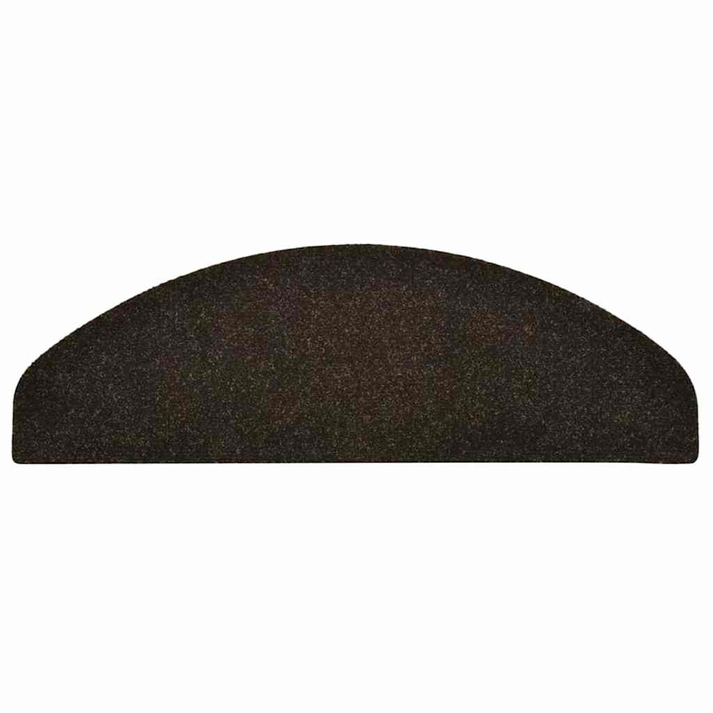 Stufenmatten Selbstklebend 15 Stk. 56x17x3 cm Hellbraun Halbrund