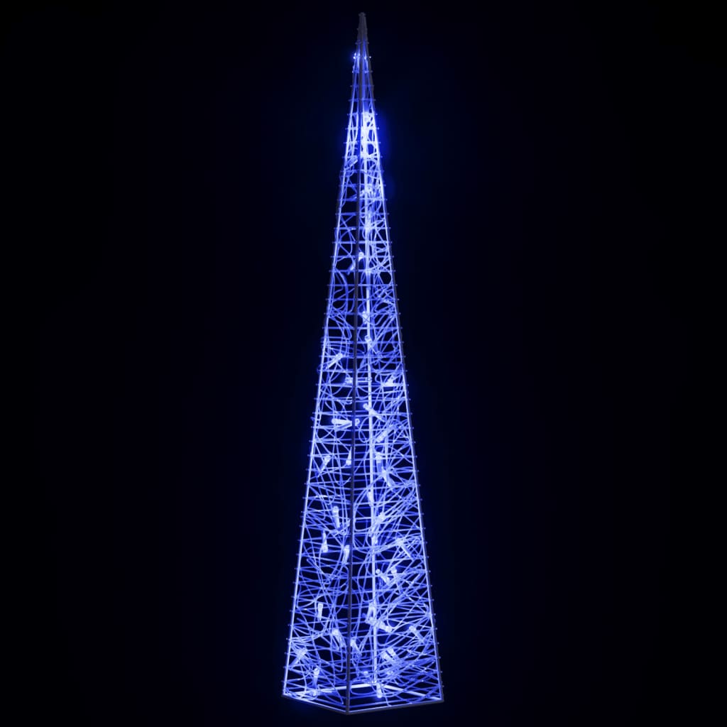 LED-Leuchtkegel Acryl Deko Mehrfarbig 90 cm